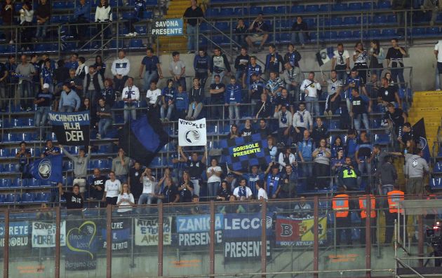atalanta fans san siro