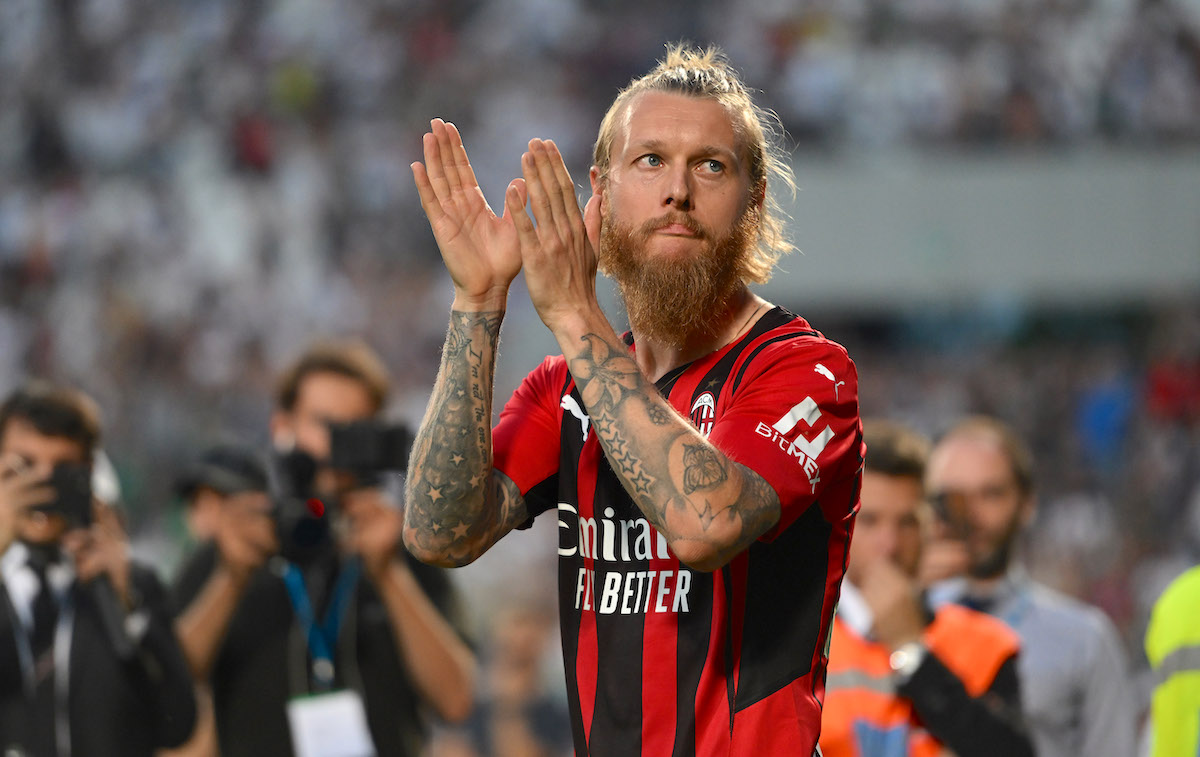 Simon Kjaer of AC Milan