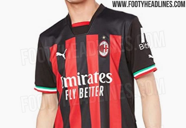 AC Milan home kit 22/23