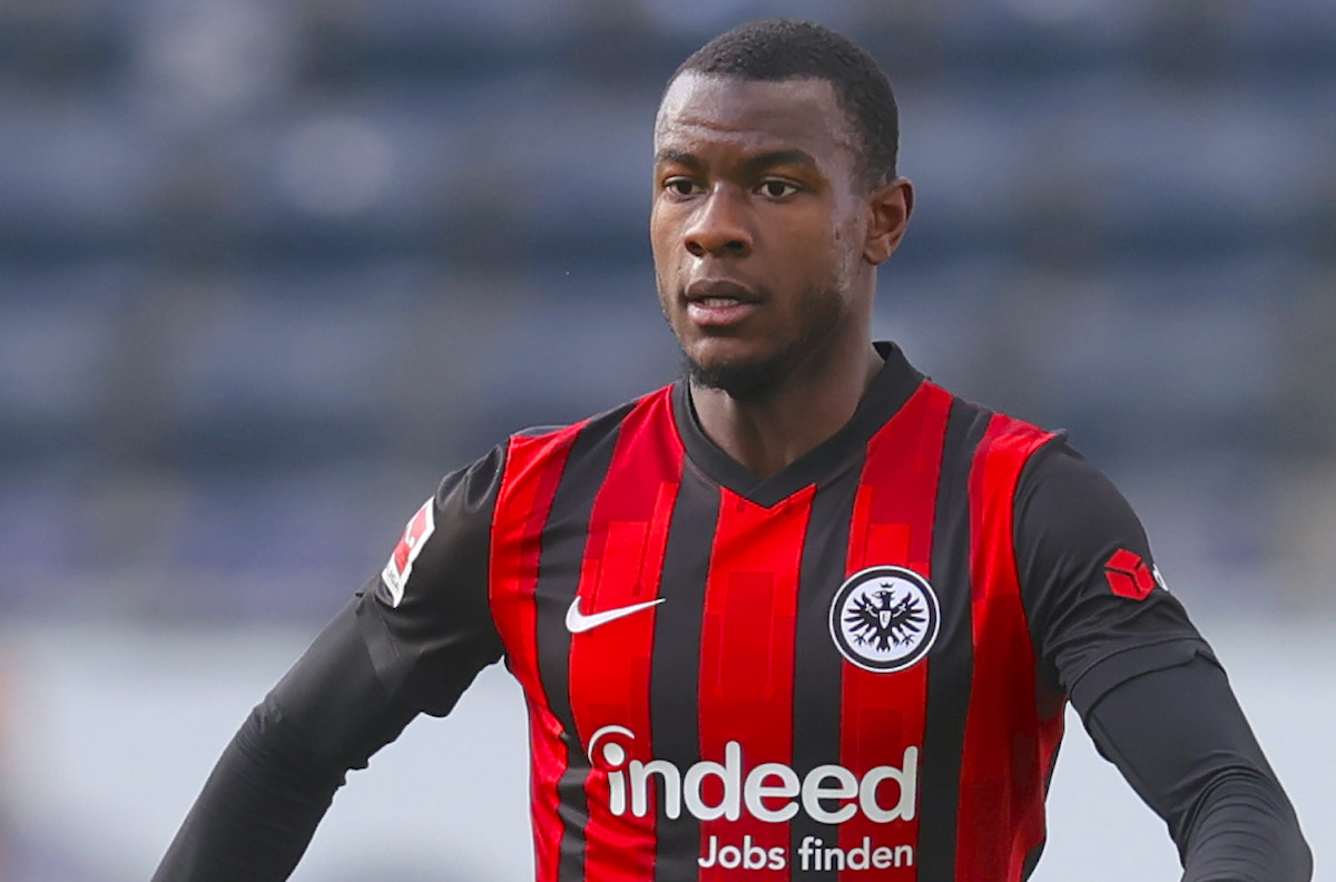 Evan N'Dicka of Frankfurt
