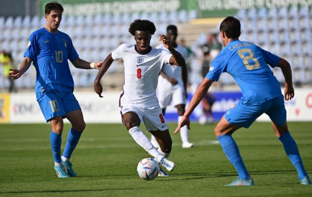 England's midfielder Carney Chukwuemeka