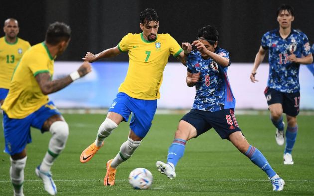 Brazil's midfielder Lucas Paqueta