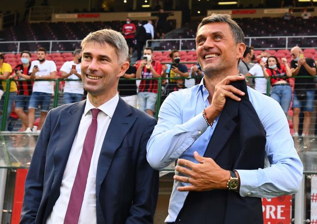 Ricky Massara and Paolo Maldini