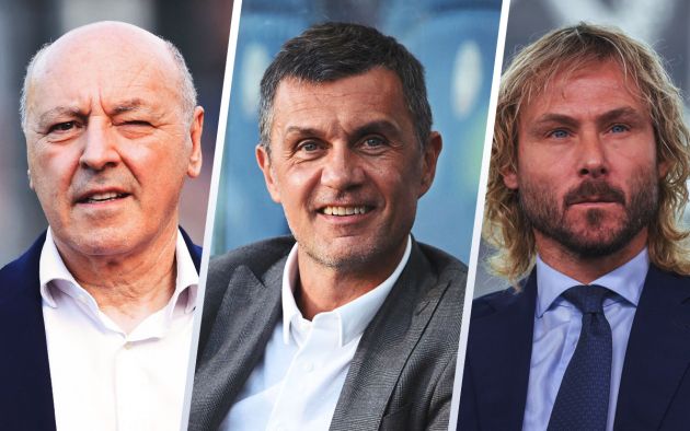 Marotta, Maldini and Nedved