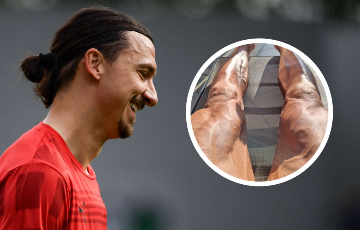 Photo: Zlatan Ibrahimovic shows off ridiculous leg muscle 11 weeks on ...