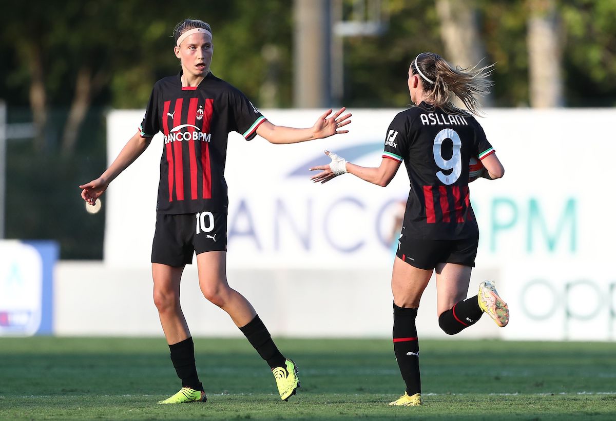 Acf Fiorentina Femminile Vs Ac Milan Imagem de Stock Editorial - Imagem de  grande, mulheres: 204041279