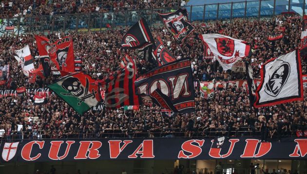 The AC Milan fans