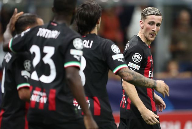 Alexis Saelemaekers of AC Milan