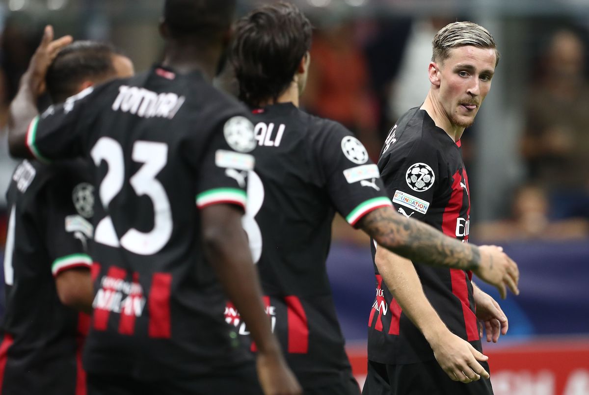 Alexis Saelemaekers of AC Milan