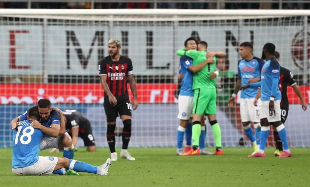 SSC Napoli celebrate the victory