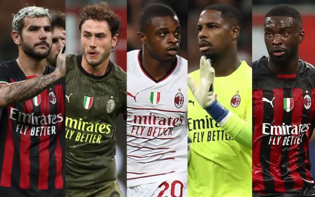 Theo Calabria Kalulu Maignan Tomori