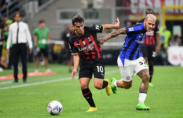 AC Milan's Spanish midfielder Brahim Diaz