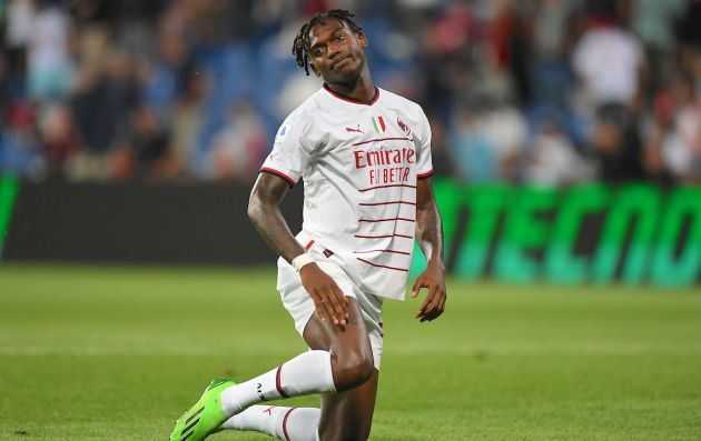 Rafael Leao of AC Milan reacts