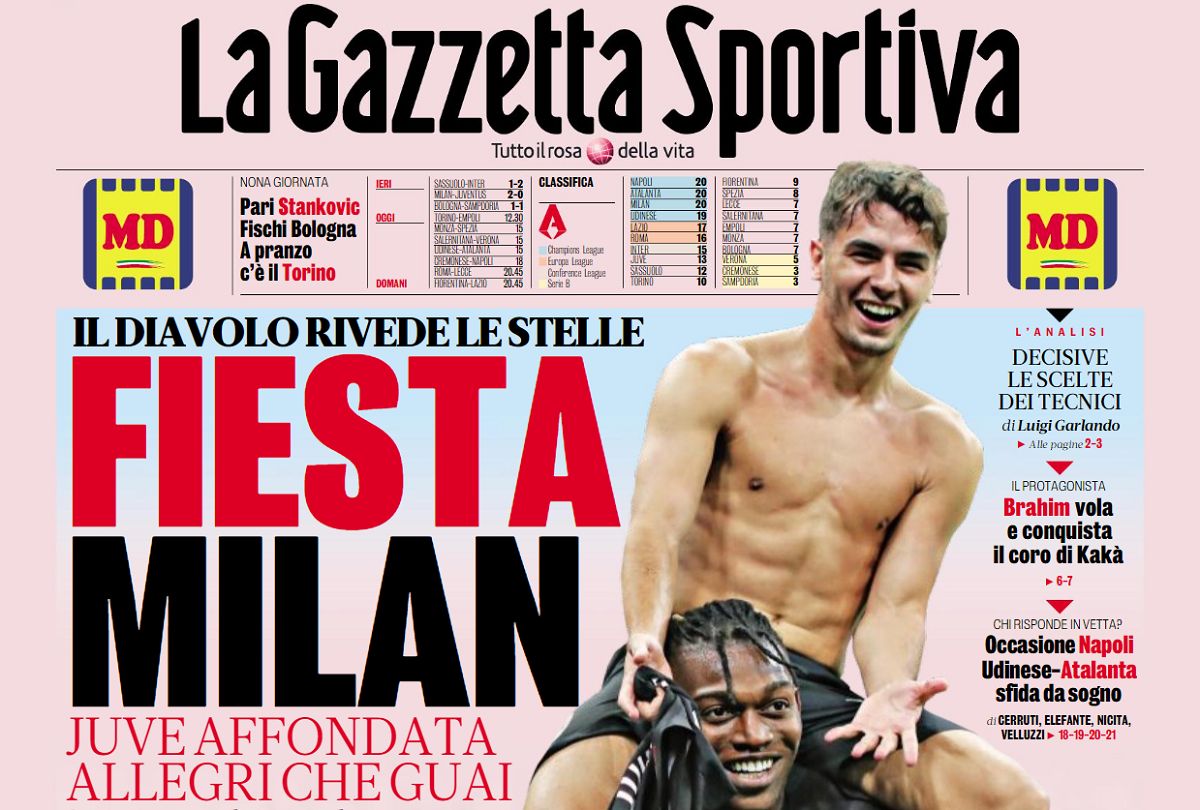 Gallery: 'Milan party', 'Juve powerless' - Today's front pages of Italian  papers