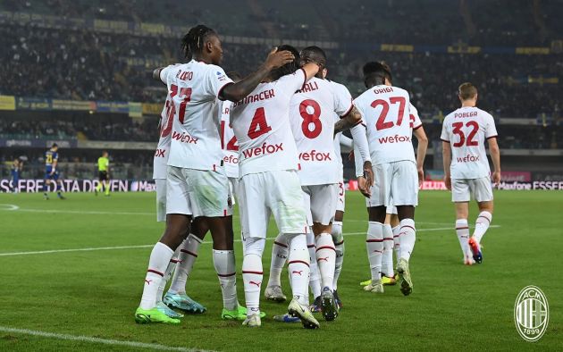 Milan team celebrates