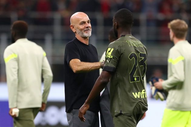 Pioli and Tomori Milan