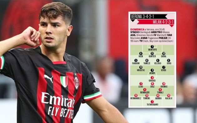 Brahim Diaz of AC Milan