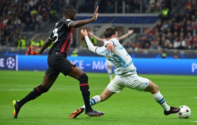 AC Milan's British defender Fikayo Tomori