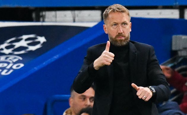 Chelsea's English head coach Graham Potter