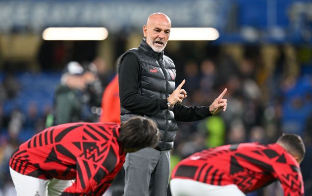 AC Milan's Italian coach Stefano Pioli