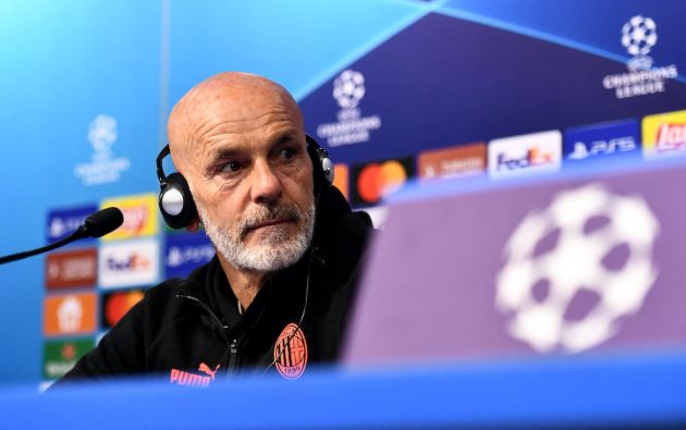 AC Milan's head coach Stefano Pioli