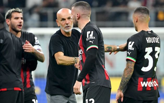 AC Milan's Italian coach Stefano Pioli