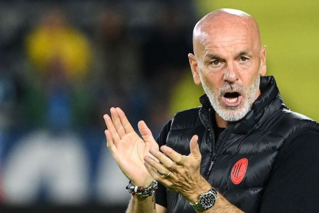 AC Milan's Italian coach Stefano Pioli