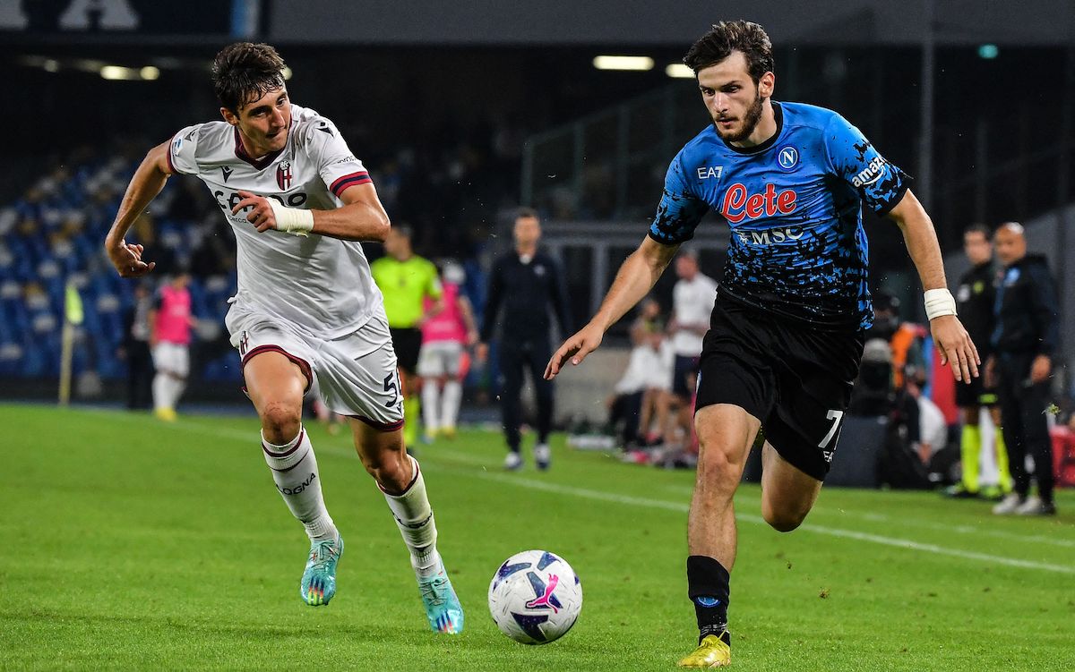 Napoli's Georgian forward Khvicha Kvaratskhelia