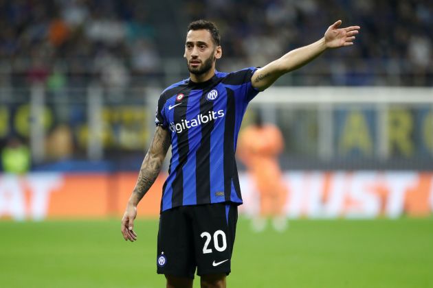 Hakan Calhanoglu of FC Internazionale