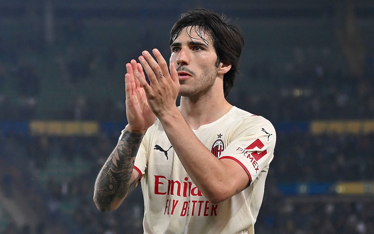 Sandro Tonali of AC Milan