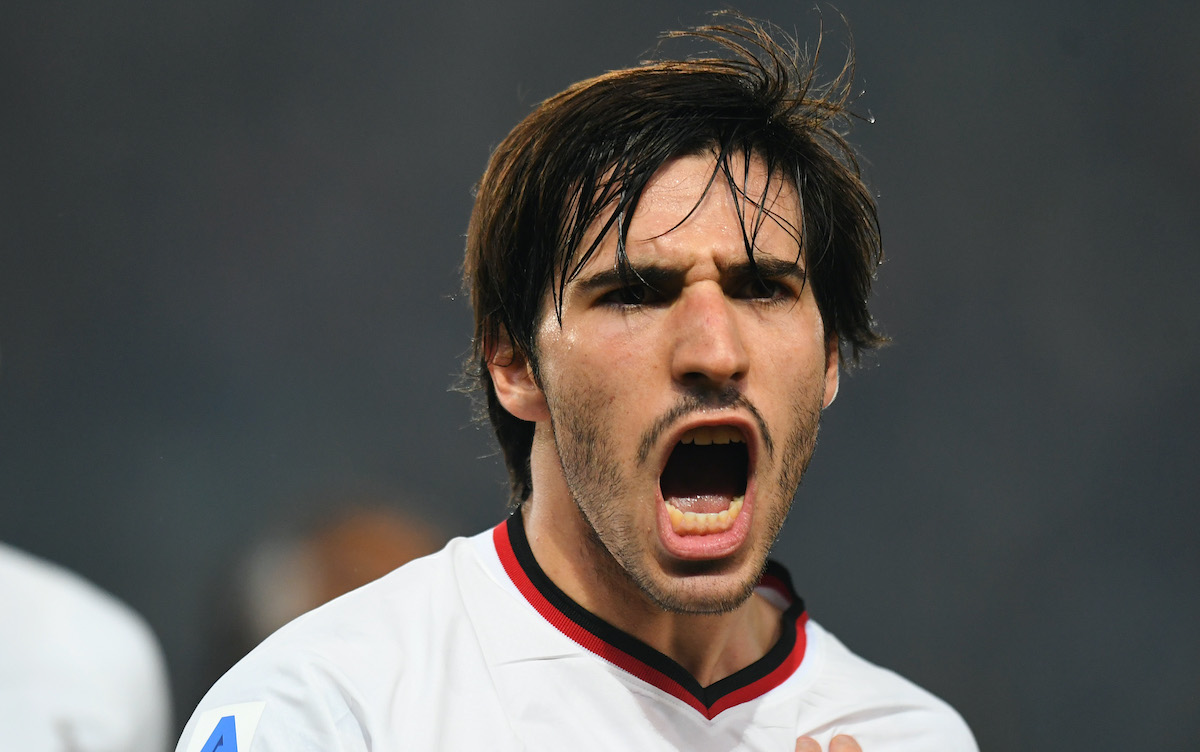 Sandro Tonali of AC Milan