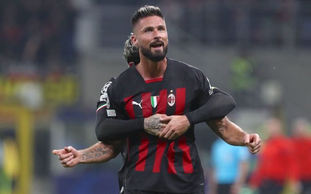 Olivier Giroud of AC Milan