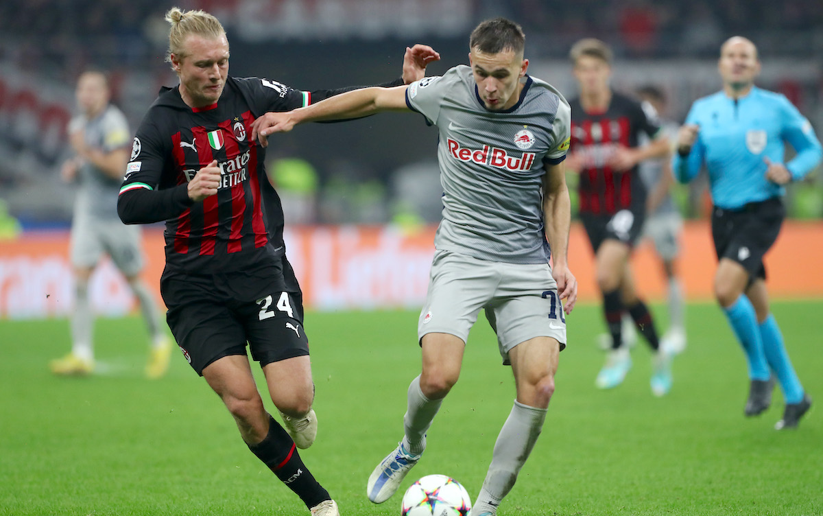 Simon Kjaer of AC Milan