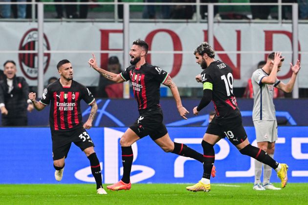 AC Milan's French forward Olivier Giroud