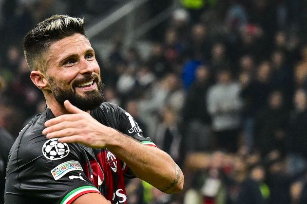 AC Milan's French forward Olivier Giroud