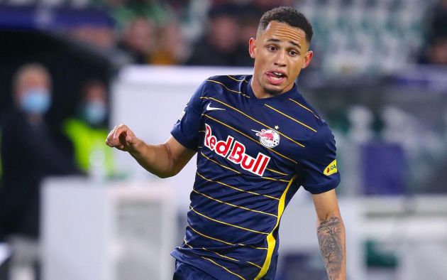 Salzburg's Swiss midfielder Noah Okafor