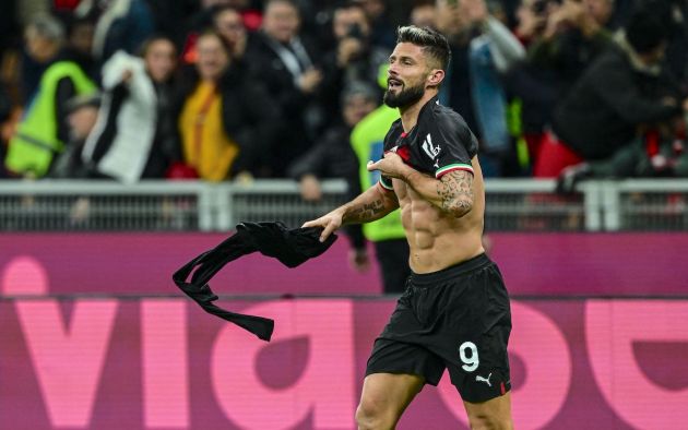 AC Milan's French forward Olivier Giroud