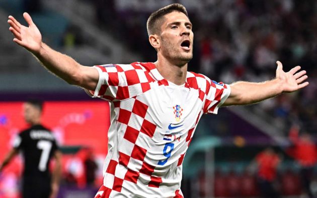 Croatia's forward #09 Andrej Kramaric
