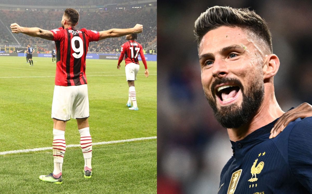 Olivier Giroud of AC Milan