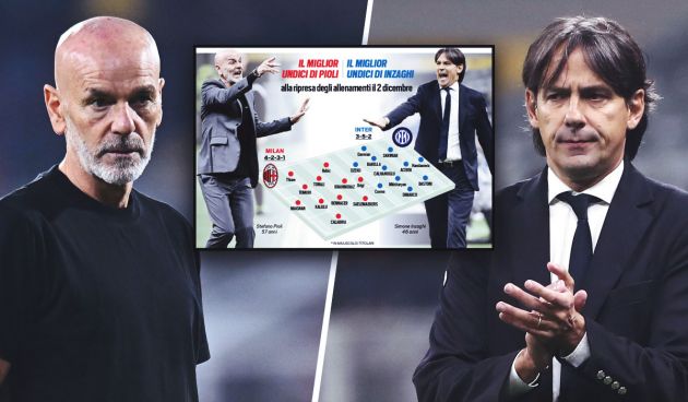 Pioli vs. Inzaghi XIs