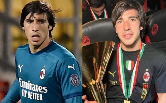 Sandro Tonali of AC Milan