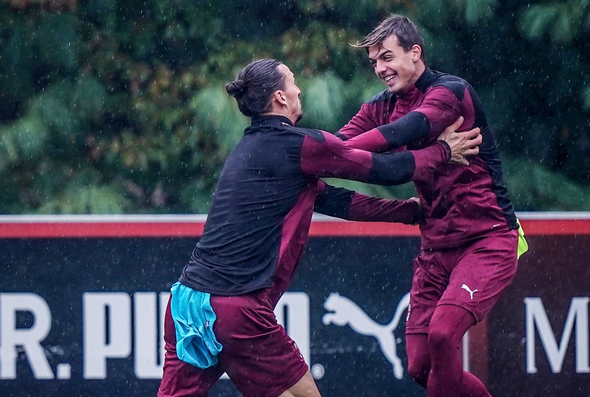 Ibrahimovic and Daniel Maldini