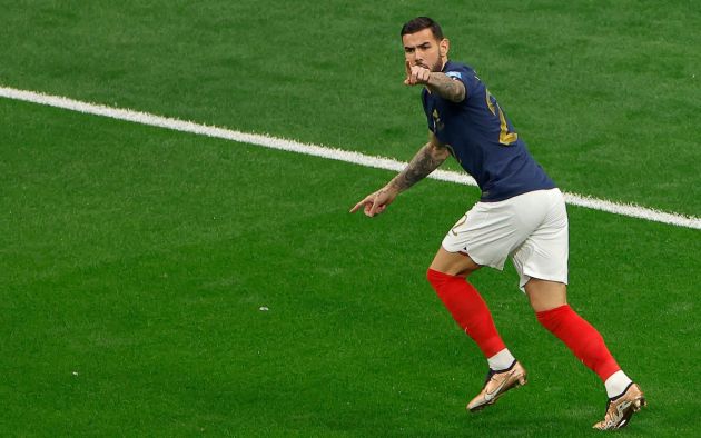 France's defender #22 Theo Hernandez