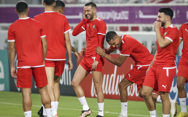 Morocco's midfielder #07 Hakim Ziyech
