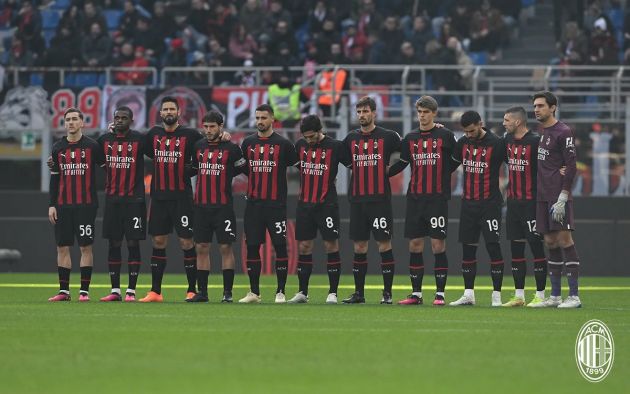 Milan team Sassuolo