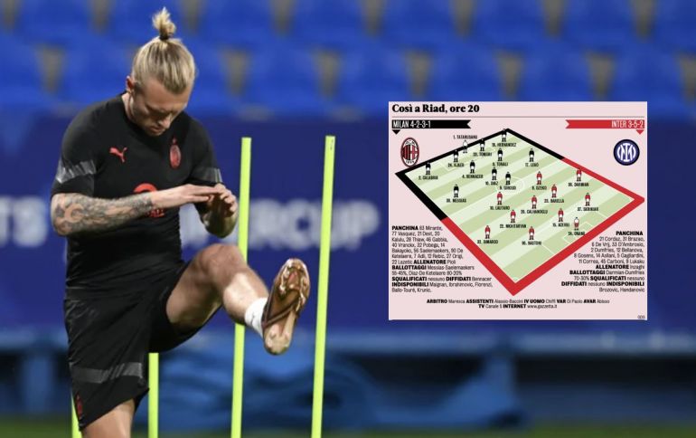 GdS: Probable XIs For Milan Vs. Inter - Changes Expected In Each Department