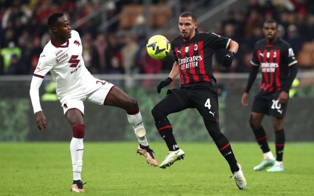 Ismael Bennacer of AC Milan