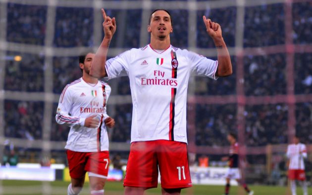 Zlatan Ibrahimovic # 11 of AC Milan