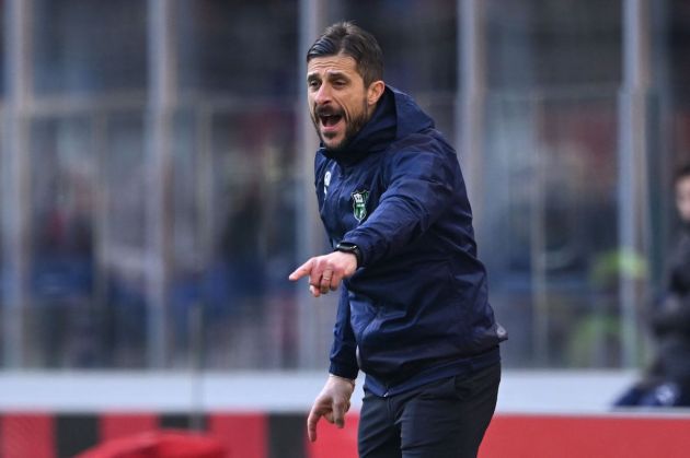 Sassuolo's Italian coach Alessio Dionisi