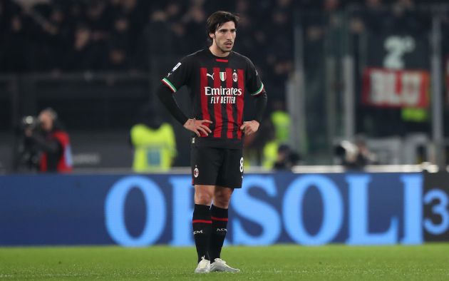 Sandro Tonali of AC Milan